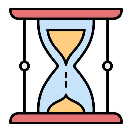 Hourglass Generic Outline Color icon