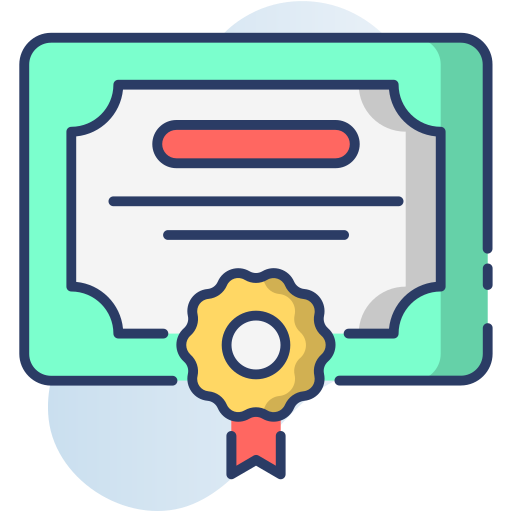 Certificate Generic Rounded Shapes icon