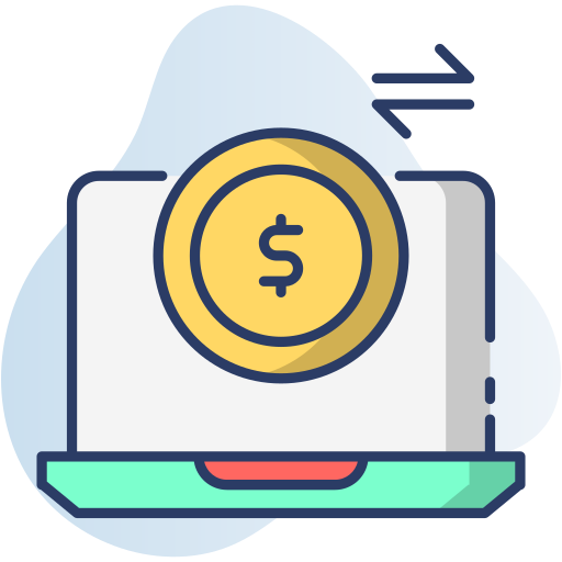 Online money Generic Rounded Shapes icon