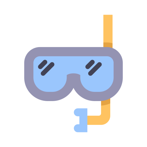 máscara de buceo icono gratis