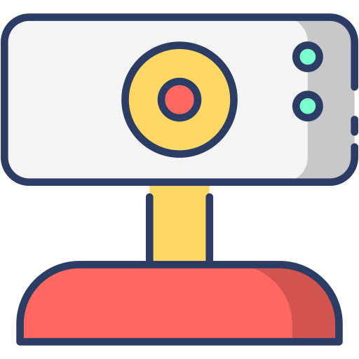 cámara web icono gratis