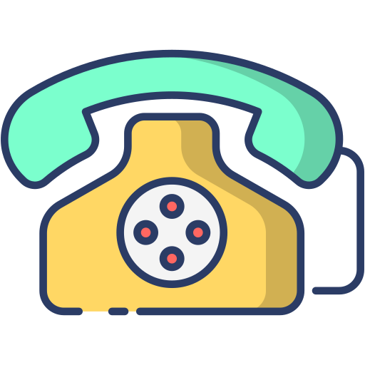 Old phone Generic Outline Color icon