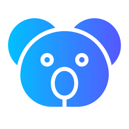 Koala Generic Flat Gradient icon