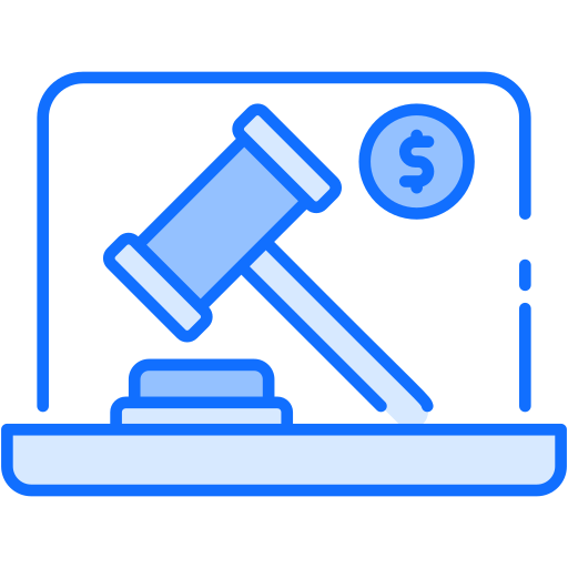 subasta icono gratis