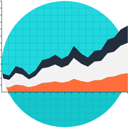 gráfico de linea icono gratis