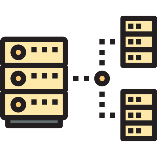 Server itim2101 Lineal Color icon