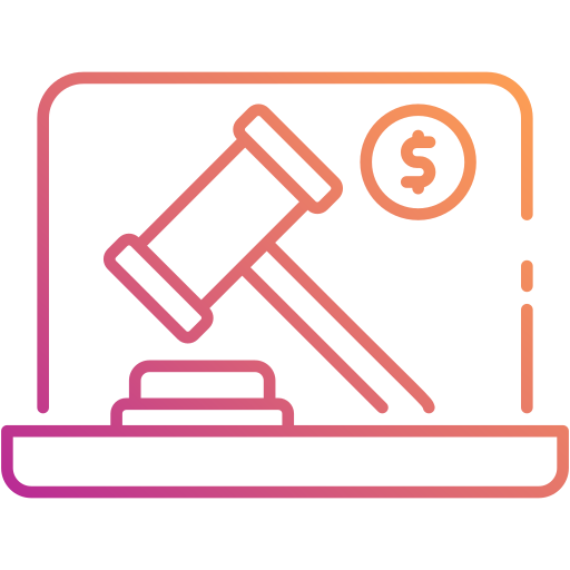 subasta icono gratis