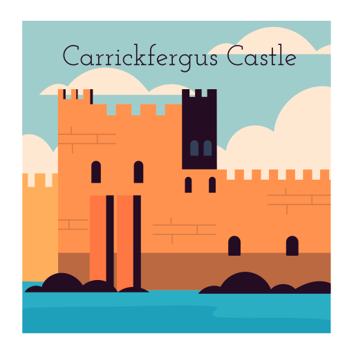carrickfergus-schloss kostenlos Sticker carrickfergus-schloss kostenlos Sticker