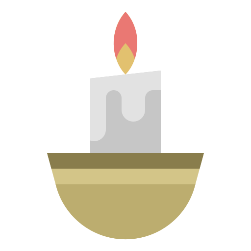 luz de las velas icono gratis