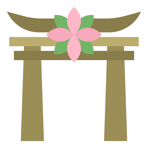 puerta torii icono gratis