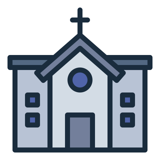 Church Generic Outline Color icon