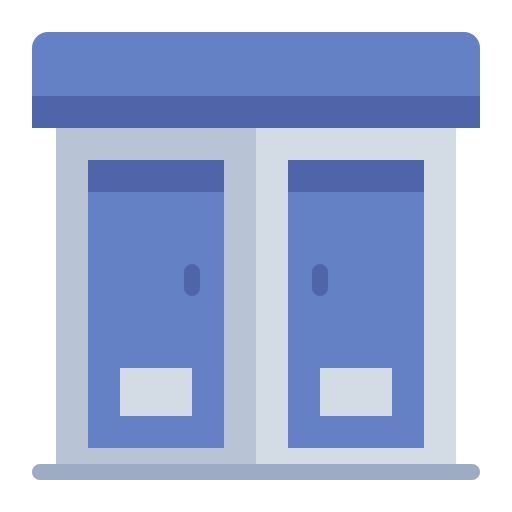 baño público icono gratis