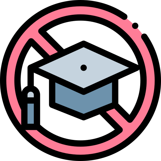 sem educação grátis ícone sem educação grátis ícone