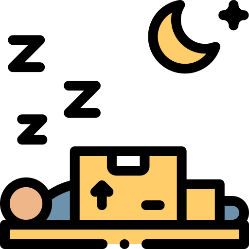 dormido icono gratis