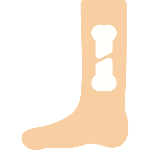 Broken leg free icon Broken leg free icon