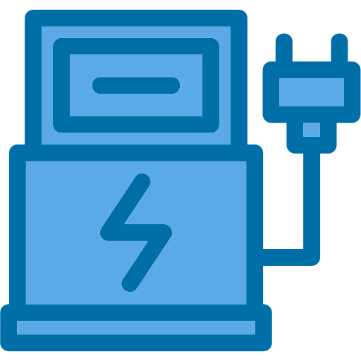 estación eléctrica icono gratis