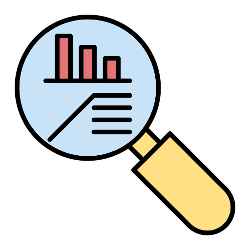 Analysis Generic Outline Color icon