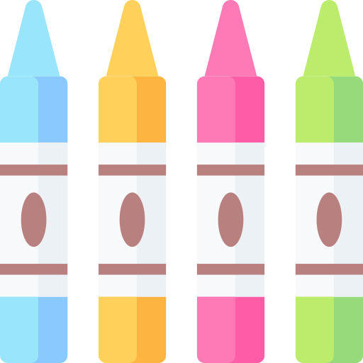 Crayons - Free art icons