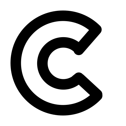 Half circle free icon Half circle free icon