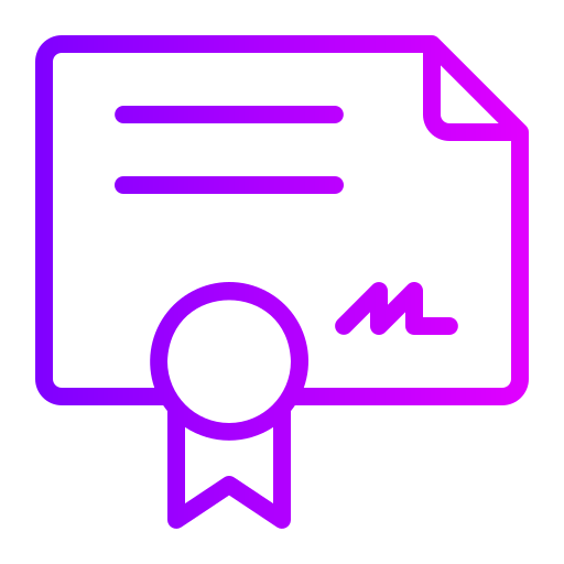 zertifikat kostenlos Icon zertifikat kostenlos Icon
