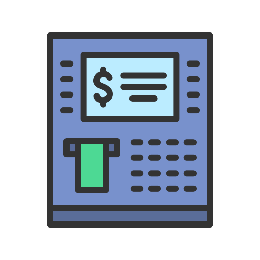 Atm machine Generic Outline Color icon