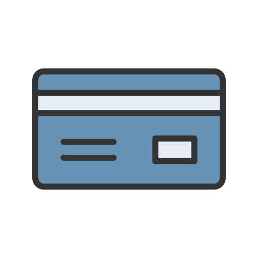 Credit card Generic Outline Color icon