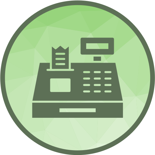 caja registradora icono gratis