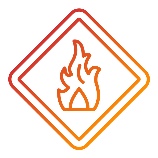 Flammable Generic Gradient icon