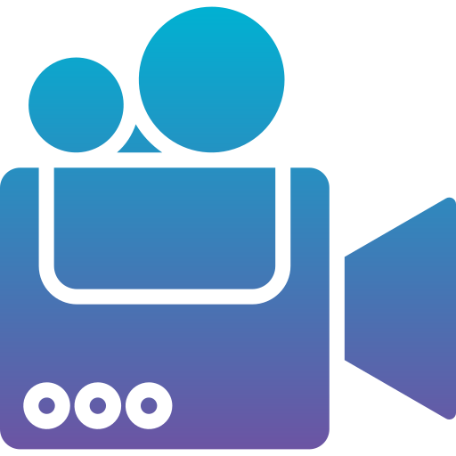 Video shooting Generic Flat Gradient icon