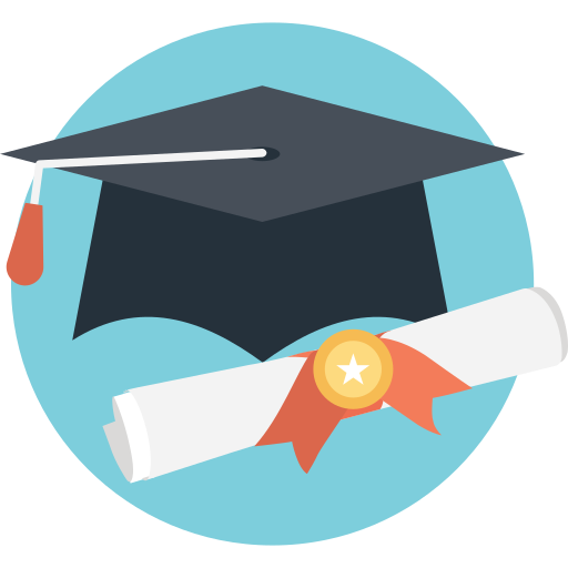 graduación icono gratis