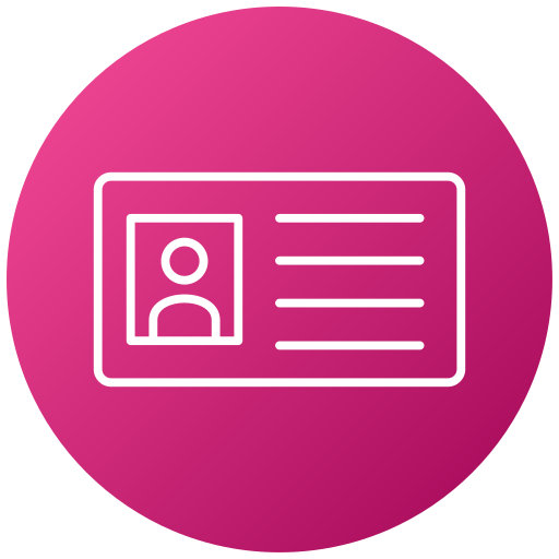 Library card Generic Flat Gradient icon