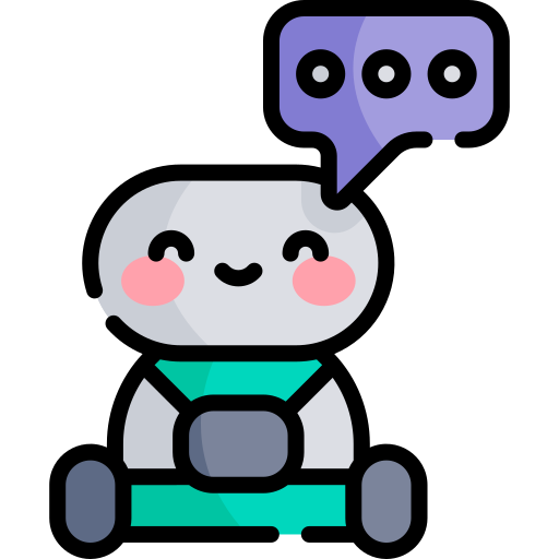 asistente de robot icono gratis