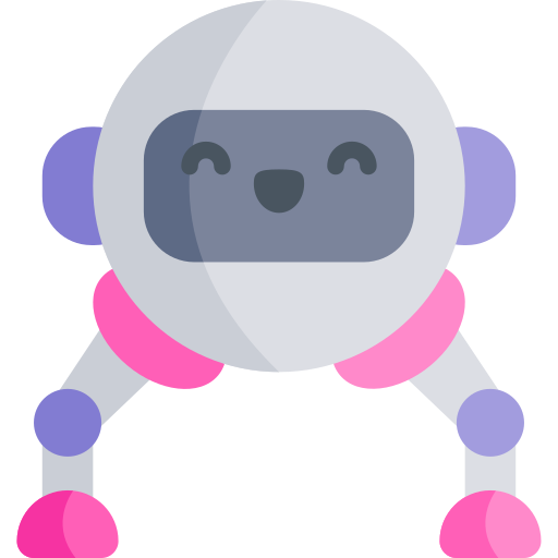 Robot Kawaii Flat icon