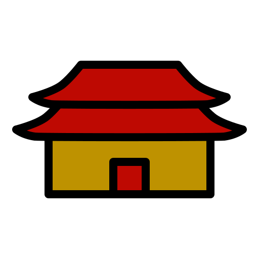 castillo japonés icono gratis