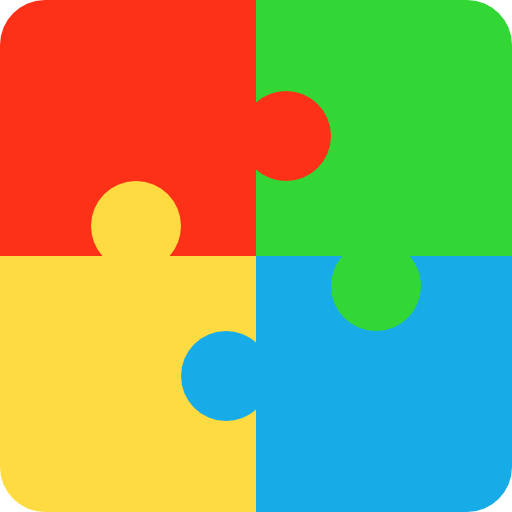 Puzzle Basic Rounded Flat icon