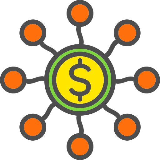 recaudación de fondos icono gratis