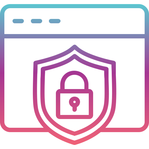 seguridad web icono gratis