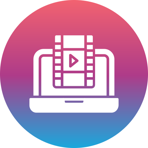 Film Generic Flat Gradient Icon