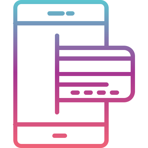 pago en línea icono gratis