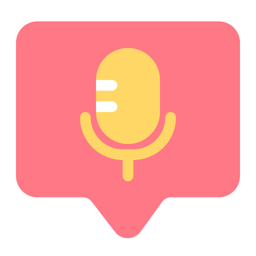 mensaje de audio icono gratis