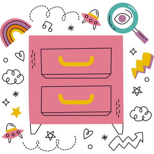 Drawer free sticker Drawer free sticker