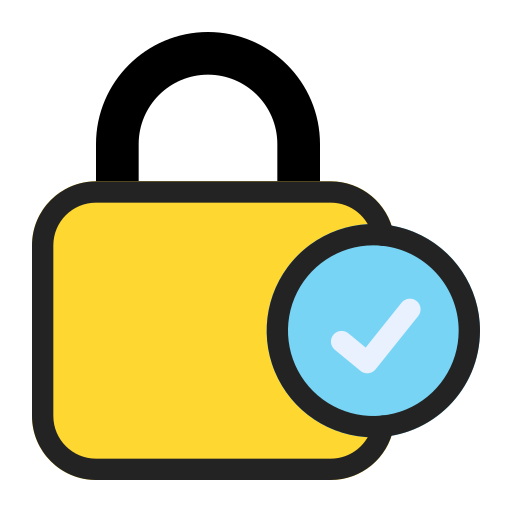 Padlock Generic Outline Color icon