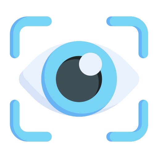 escáner ocular icono gratis