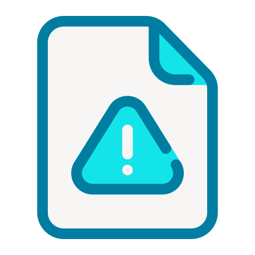 File Generic Blue icon