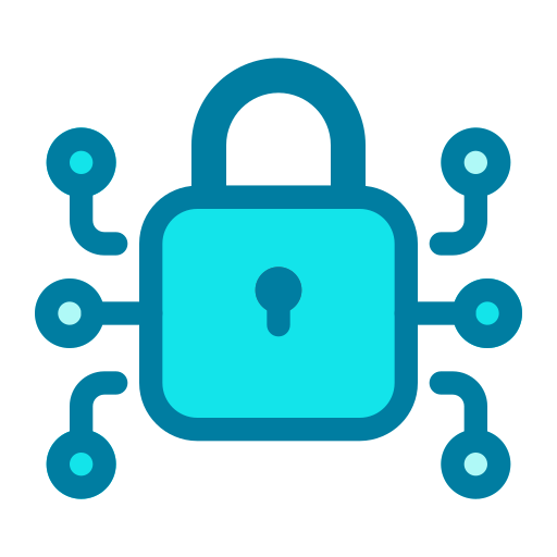 Padlock Generic Blue icon