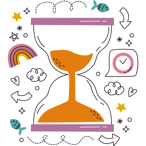 Hourglass free sticker Hourglass free sticker