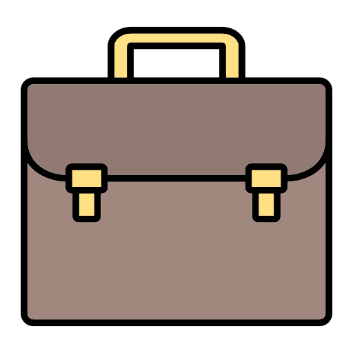 Briefcase Generic Outline Color icon