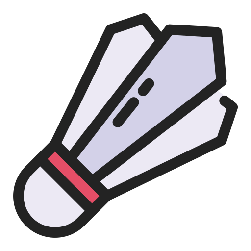 Shuttlecock free icon Shuttlecock free icon