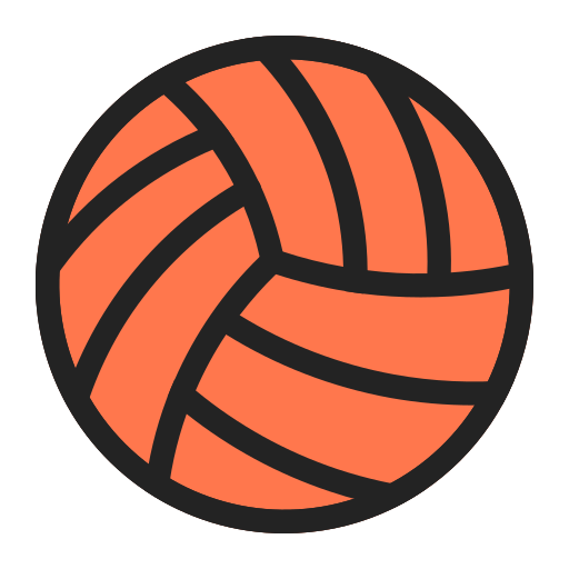 pelota de voleibol icono gratis