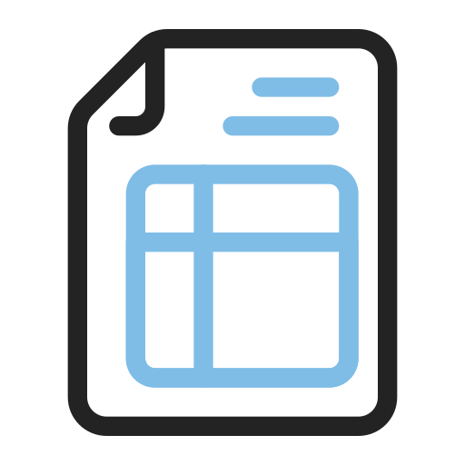 informe financiero icono gratis